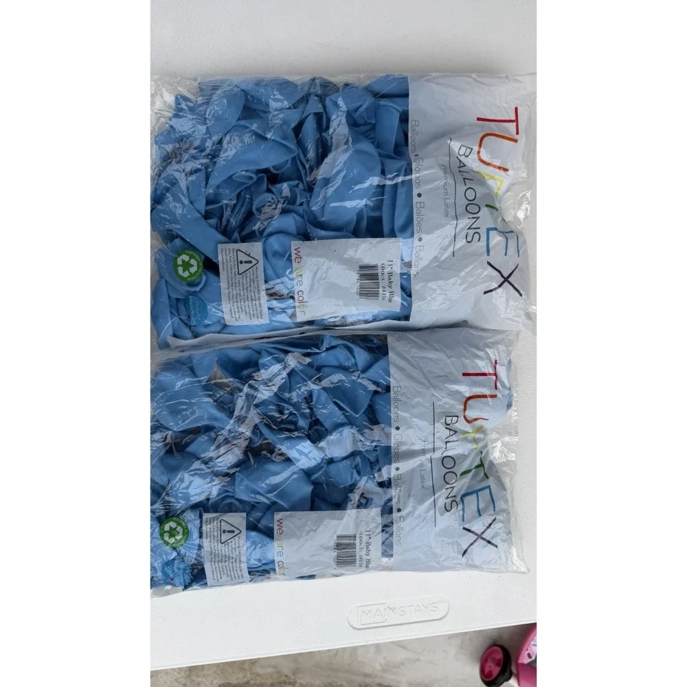 Variety of Blue Balloons Birthday Party Decorations